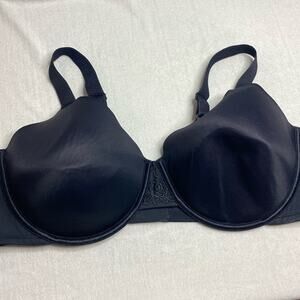 Vanity Fair 76380 black underwire bra size 44D